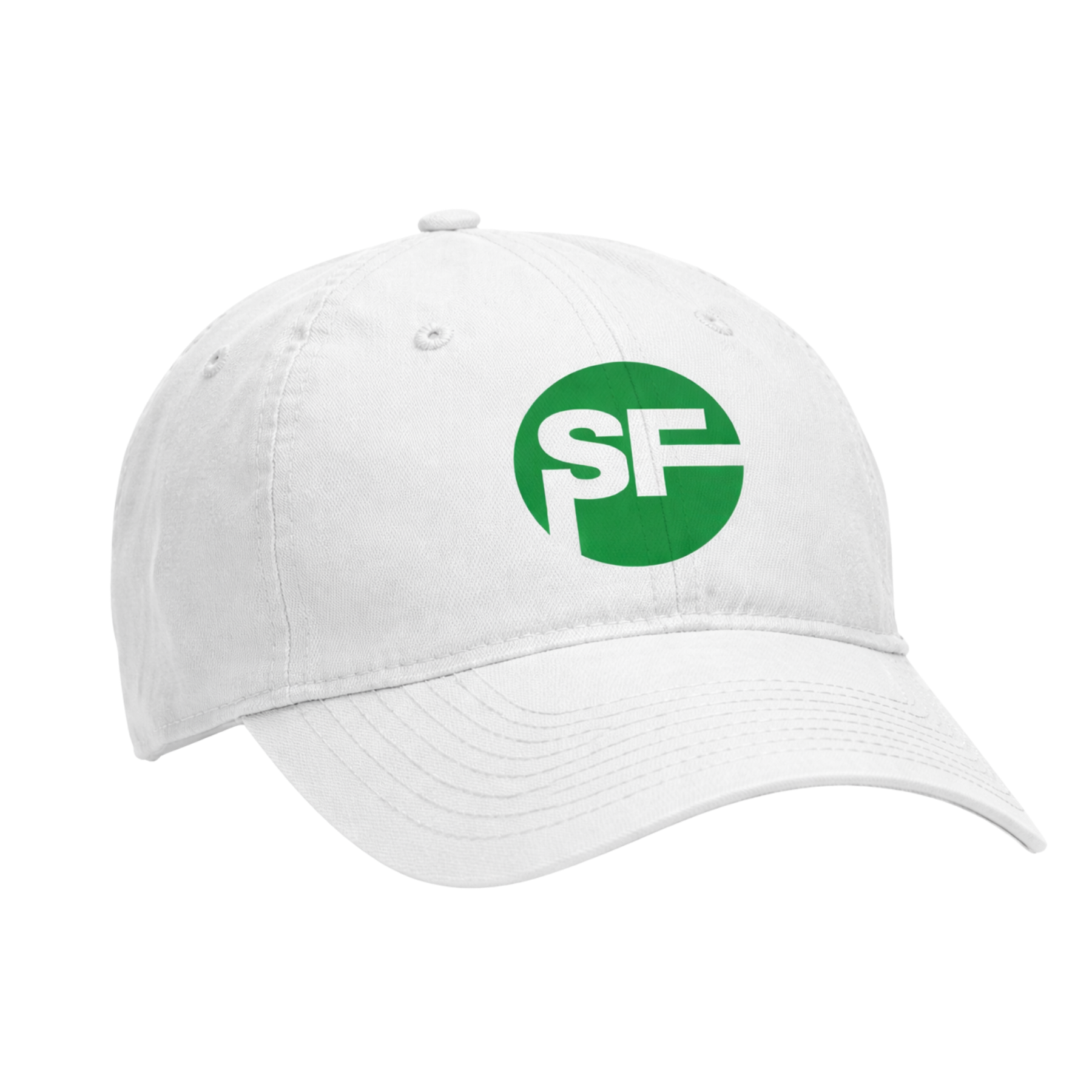Serve First Performance Tennis Cap – White